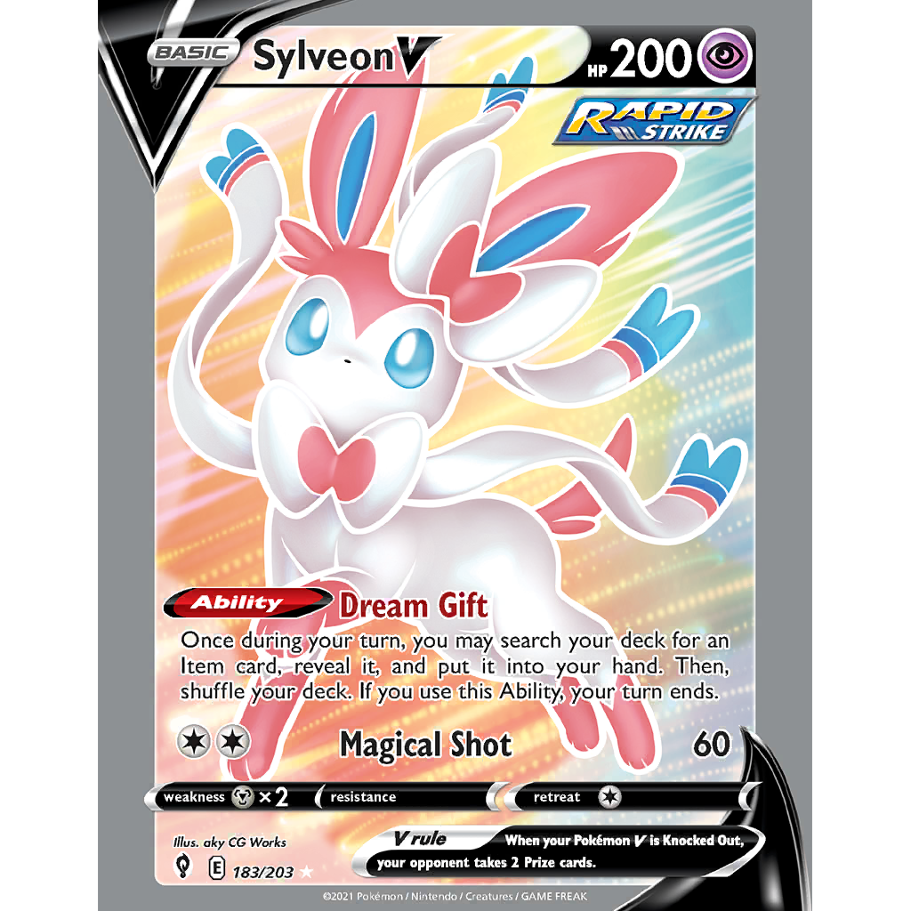 Sylveon V (EVS 183/203) - Sword & Shield - Evolving Skies
