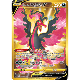 Galarian Moltres V (CS35C 41/66) - Raging Flames | Simplified