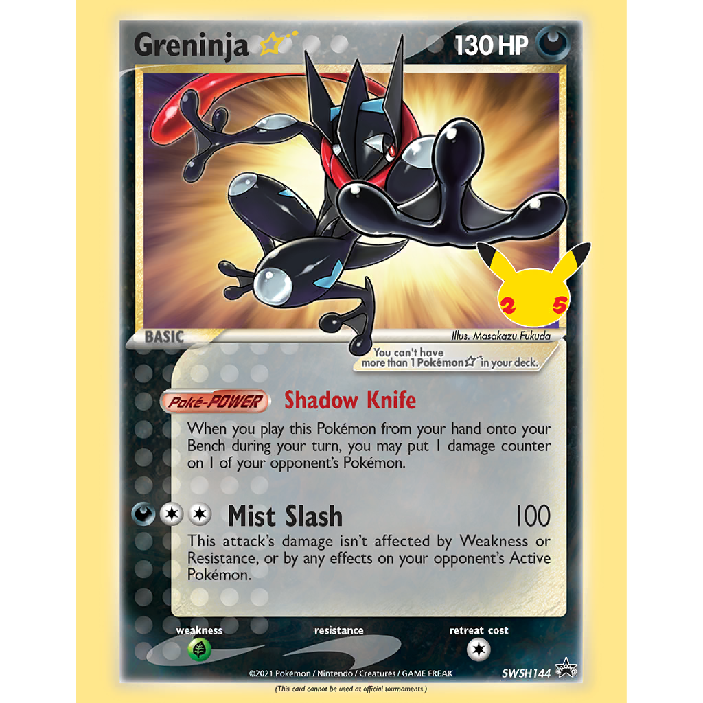 Greninja Gold Star (SSP 144/307) - SWSH Black Star Promos