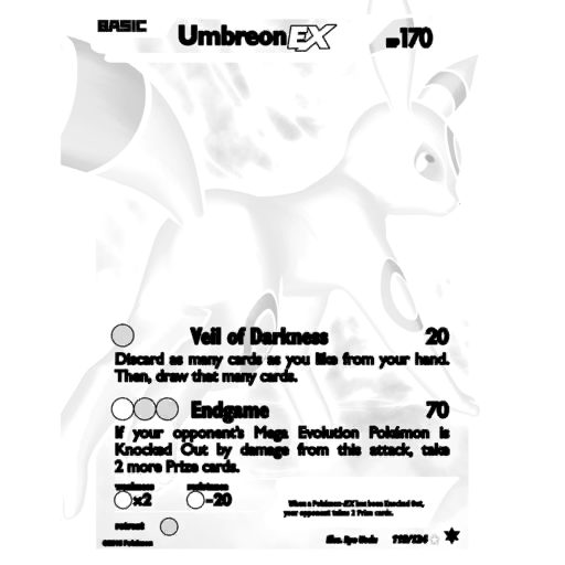 ポケモン - slime Umbreon EX (FCO 119/124) - XY - Fates Collide