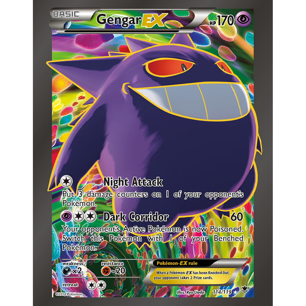 Mゲンカ―EX Gengar EX (PHF 114/119) - XY - Phantom Forces