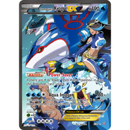 Team Aqua's Kyogre EX (DCR 6/34) - Double Crisis