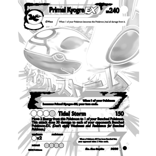 【PSA8】ゲンシカイオーガEX 英語 96/98 Primal Kyogre Pokemon Card PSA 10 Gem Mint Primal Kyogre EX 96/98 Ancient