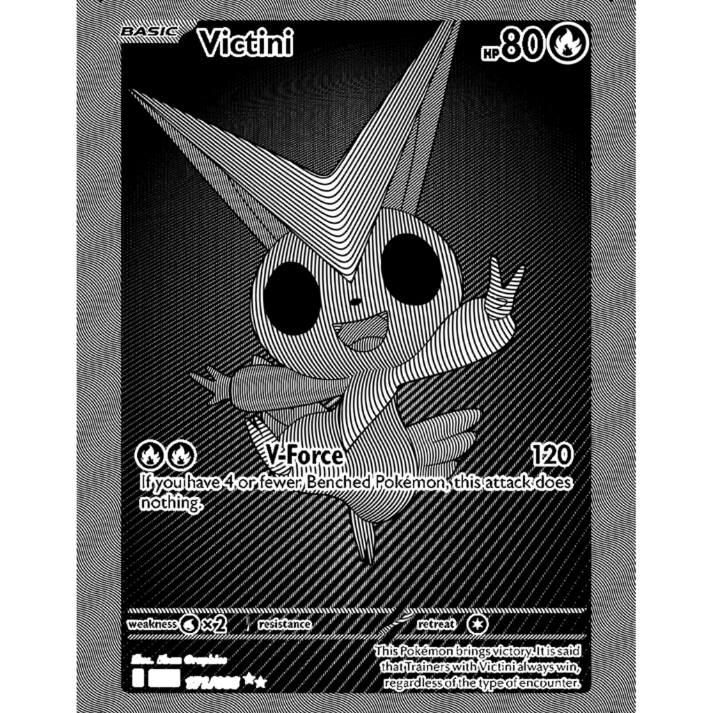 Victini (BLK 171/86) - Black Bolt | International Cardex | Card