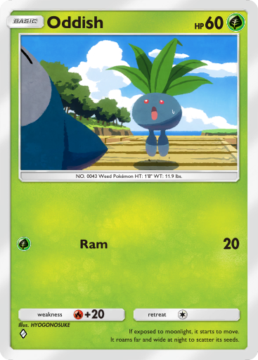 Oddish (A1 11/226) - Genetic Apex | TCG Pocket | Card Database +