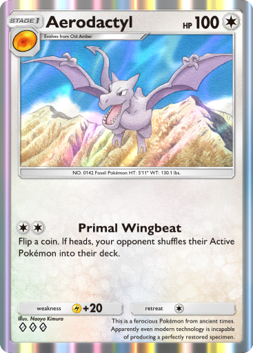 ポケモンカード Aerodactyl 60 HP Aerodactyl R 142/165 SV2a Pokémon Card 151 - Pokemon Card
