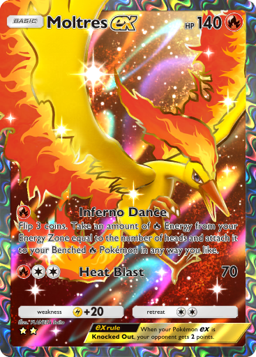Moltres (sm7a 10/60) - Thunderclap Spark | Japanese Cardex