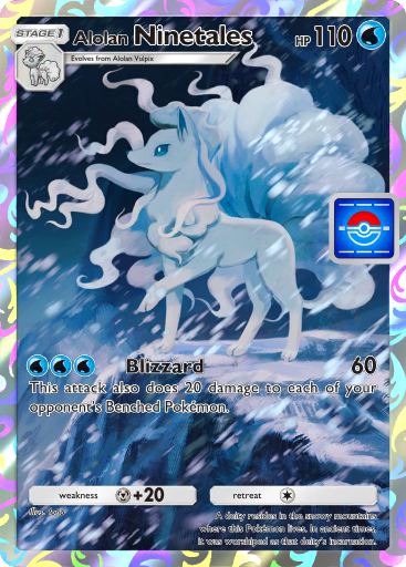 Ninetales (m1L 11/63) - Mega Brave | Japanese Cardex | Card
