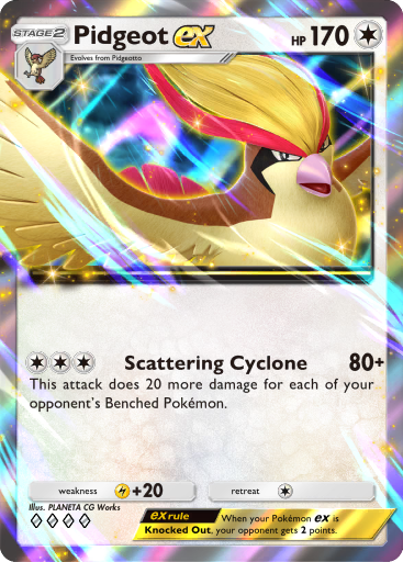 Pidgeot ex (svK 9/44) - Stellar Miracle Deck Build Box