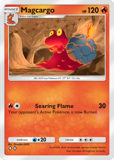 Magcargo #219 | Pokédex | Pokéos