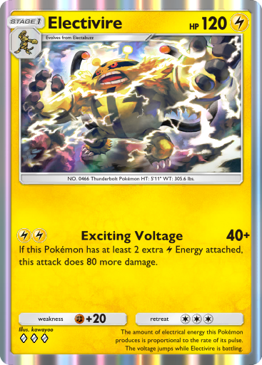 Electivire (A2 57/155) Space-Time Smackdown TCG Pocket Card