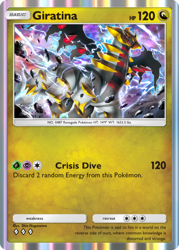 rare giratina card Pokemon SM-5 Ultra Prism Card: Giratina Prism Star - 58/156 - Rare Hol