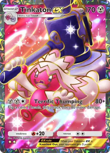 Tinkaton ex (A2b 86/72) - Shining Revelry | TCG Pocket | Card Database +  Card Tracker + Pack Opening Sim + Deck Builder | Pokos