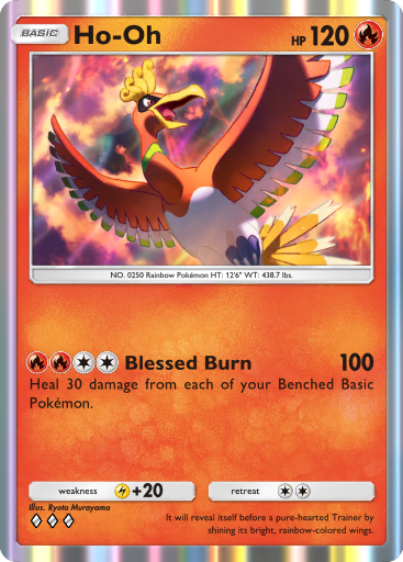 Ho-Oh #250 | Pokédex | Pokéos