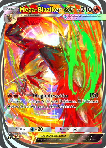 Blaziken ( 14/108) - World Champions Pack | Japanese Cardex | Card Database  + Card Tracker + Pack Opening Sim + Deck Builder | Pokos
