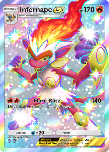 infernape pokemon cards Infernape ex (A4a 101/71) - Secluded Springs | TCG Pocket | Card Database +  Card Tracker + Pack Opening Sim + Deck Builder