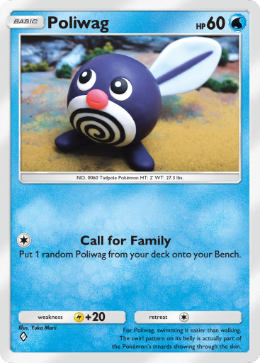 poliwag pokemon card price 2003 Nintendo Skyridge Poliwag-Reverse Foil Promo Retreat cost Pokemon Gym Heroes Common Card