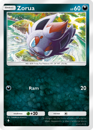 Zorua (XY1 37/60) - Collection X | Japanese Cardex | Card