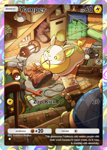 ☆ yopimaru ☆ Two-Hundred Million Volts Amaru (Textured Foil) - Premium