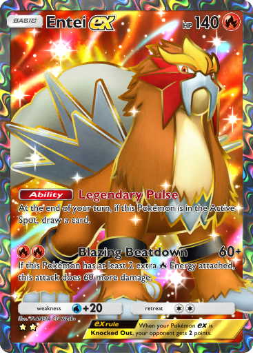 Entei (CS65C 11/72) - Victory Star Guide | Chinese Cardex