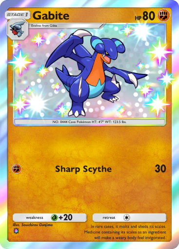 pokemon card gabite Amazon.com: Pokemon - Gabite (69/122)