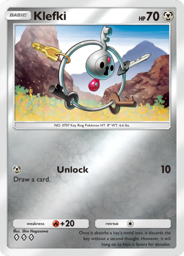 Klefki (STS 80/114) - XY - Steam Siege | International Cardex | Card  Database + Card Tracker + Pack Opening Sim + Deck Builder | Pokos