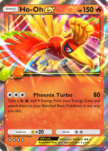 Ho-Oh ex (A4 187/161) - Wisdom of Sea and Sky | TCG Pocket | Card