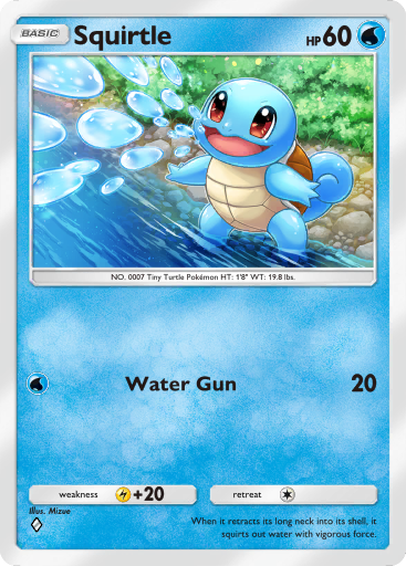 Squirtle #7 | Pokédex | Pokéos