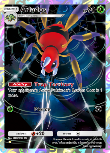 ariados pokemon card value stage 1 1st Edition Ariados 27/111 TG09/TG30 / Ultra Rare Card Type / HP / Stage Ariados Pokemon Card w/ 1