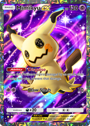 Mimikyu (Disguised Form) ex (B2 186/155) - Fantastical Parade