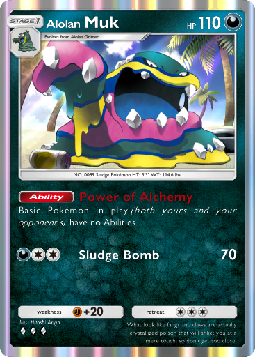 alolan muk pokemon card Alolan Muk-GX - 157/147 - Secret Rare