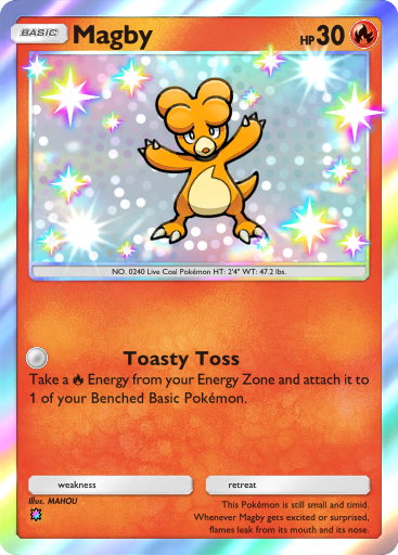 Magby (A4 32/161) - Wisdom of Sea and Sky | TCG Pocket | Card Database +  Card Tracker + Pack Opening Sim + Deck Builder | Pokos