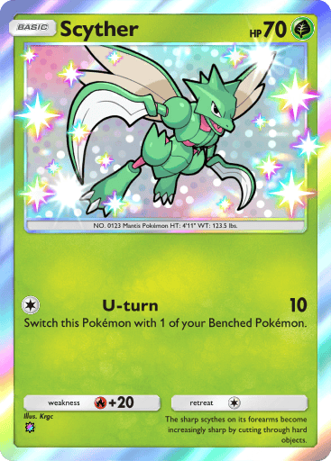 Scyther (B2b 87/69) - Mega Shine | TCG Pocket | Card Database + Card  Tracker + Pack Opening Sim + Deck Builder | Pokos
